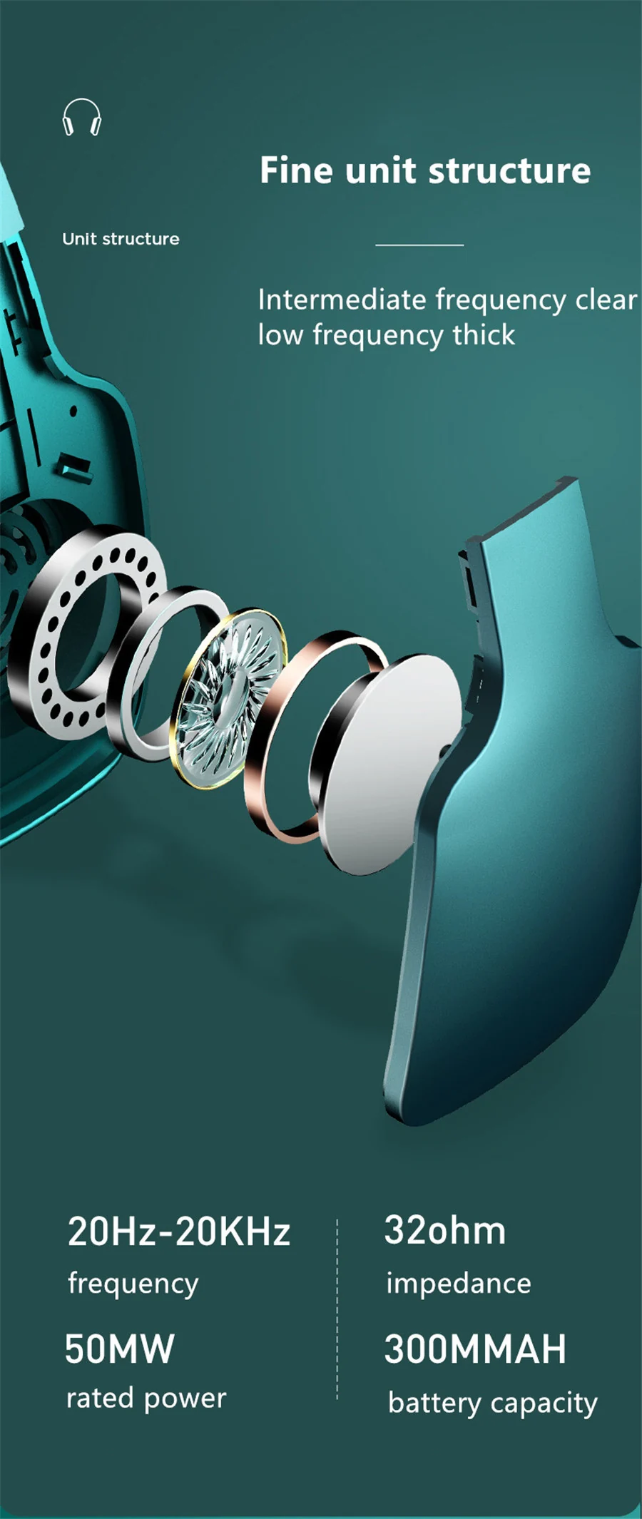 Remax RB-700HB Bluetooth Headphone Wireless 5.0 Earphone Ultra Thin Headset Wich Mic HD Call For iOS/Android