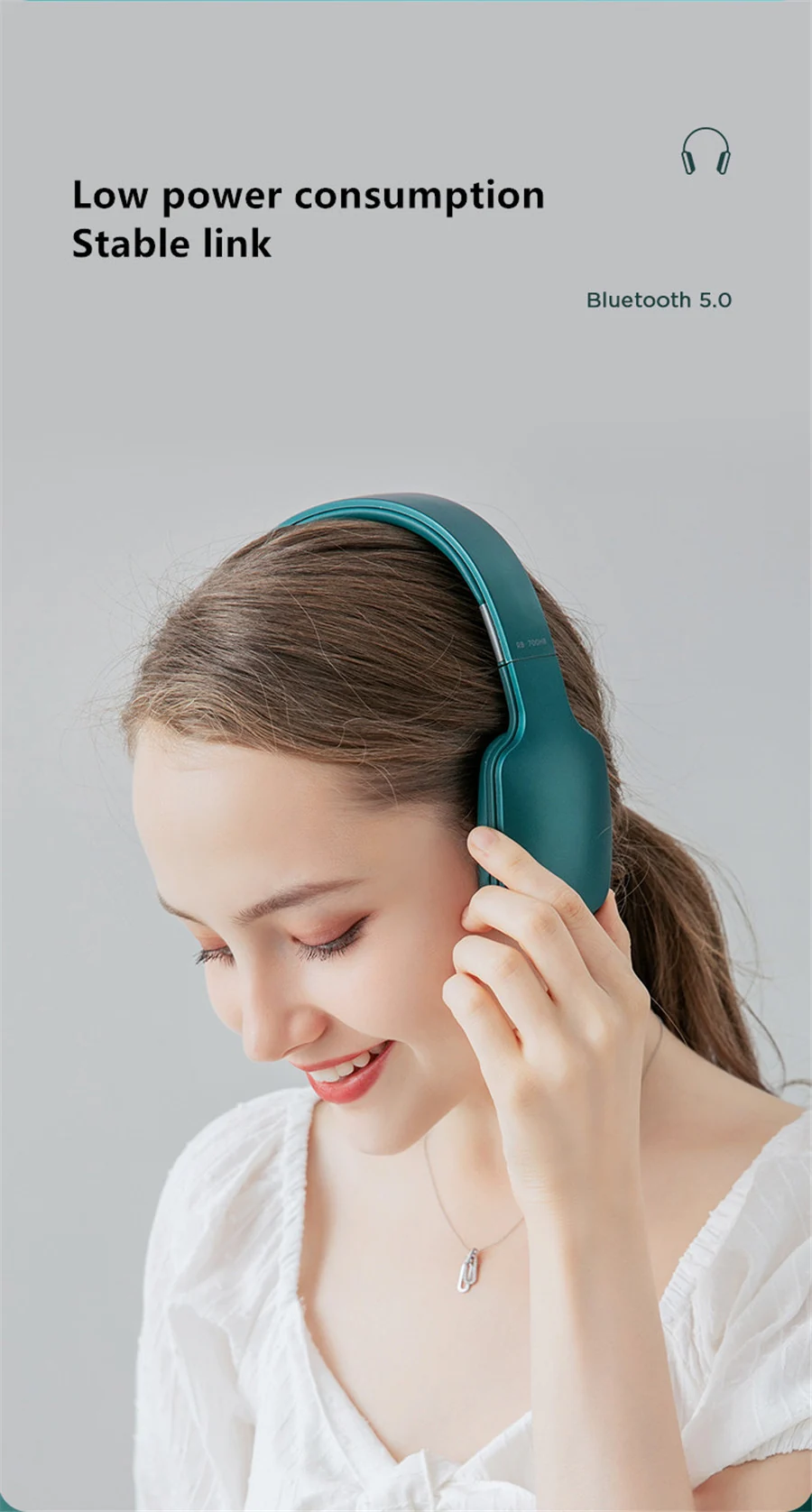 Remax RB-700HB Bluetooth Headphone Wireless 5.0 Earphone Ultra Thin Headset Wich Mic HD Call For iOS/Android