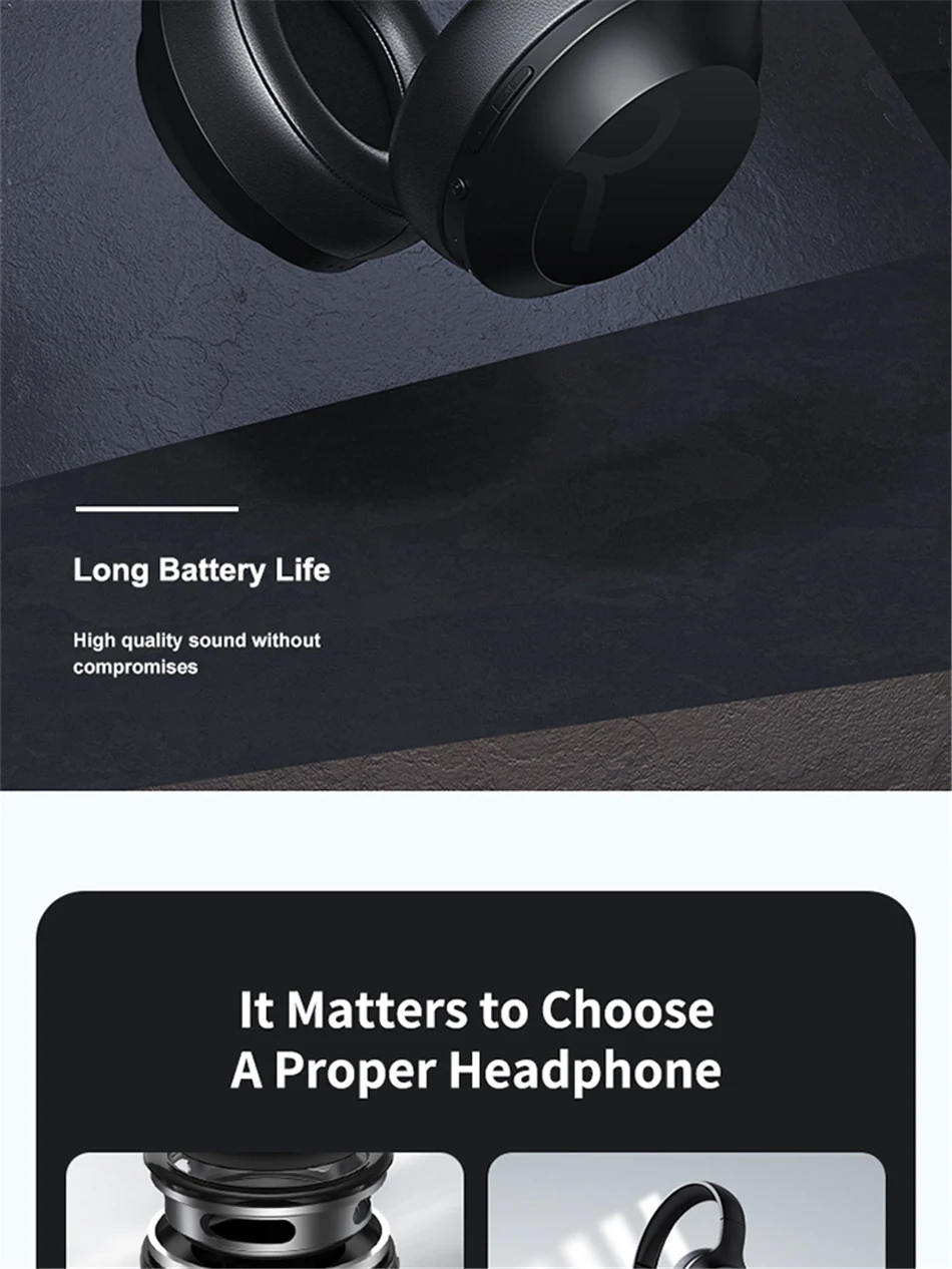 Remax RB-660HB Wireless Headphone Bluetooth 5.0 Earphone Headset Stunning Sound with 3.5mm Audio cable