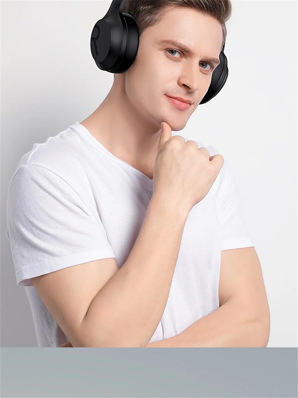 Remax RB-660HB Wireless Headphone Bluetooth 5.0 Earphone Headset Stunning Sound with 3.5mm Audio cable
