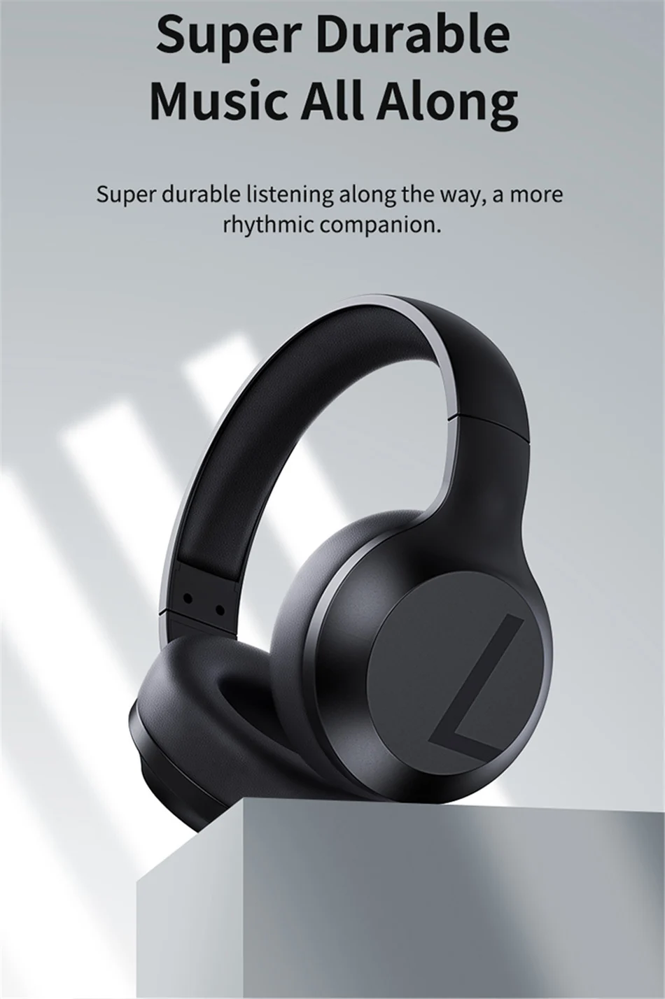 Remax RB-660HB Wireless Headphone Bluetooth 5.0 Earphone Headset Stunning Sound with 3.5mm Audio cable