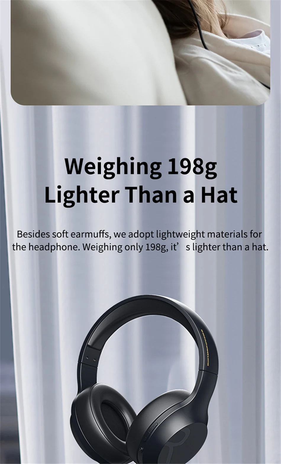 Remax RB-660HB Wireless Headphone Bluetooth 5.0 Earphone Headset Stunning Sound with 3.5mm Audio cable
