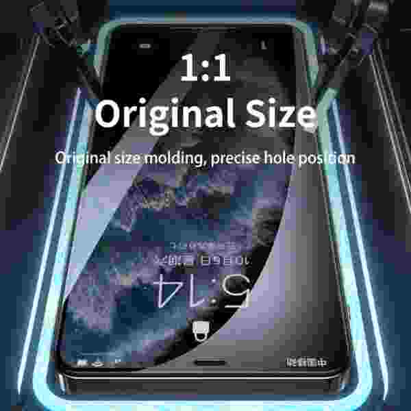 Защитное стекло Remax 9D для iPhone 15/14/13/12/11 с полным покрытием экрана — изображение 6