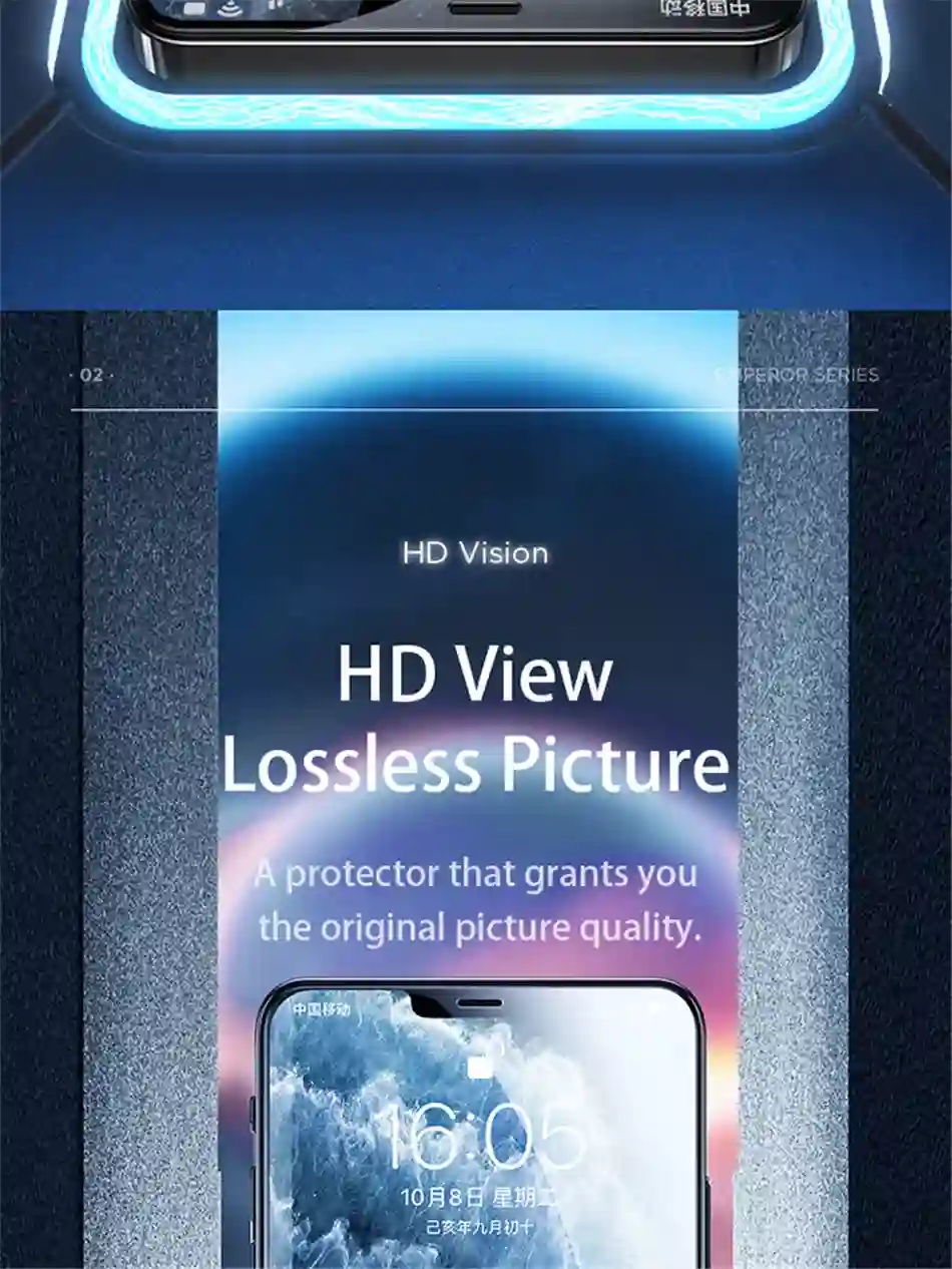 Remax Tempered Glass For iPhone 15 15Pro 14/13/12/11 Series Full Cover Curved 3D Screen Protector Explosion-proof Anti Scratch