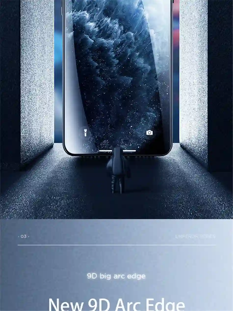Remax Tempered Glass For iPhone 15 15Pro 14/13/12/11 Series Full Cover Curved 3D Screen Protector Explosion-proof Anti Scratch