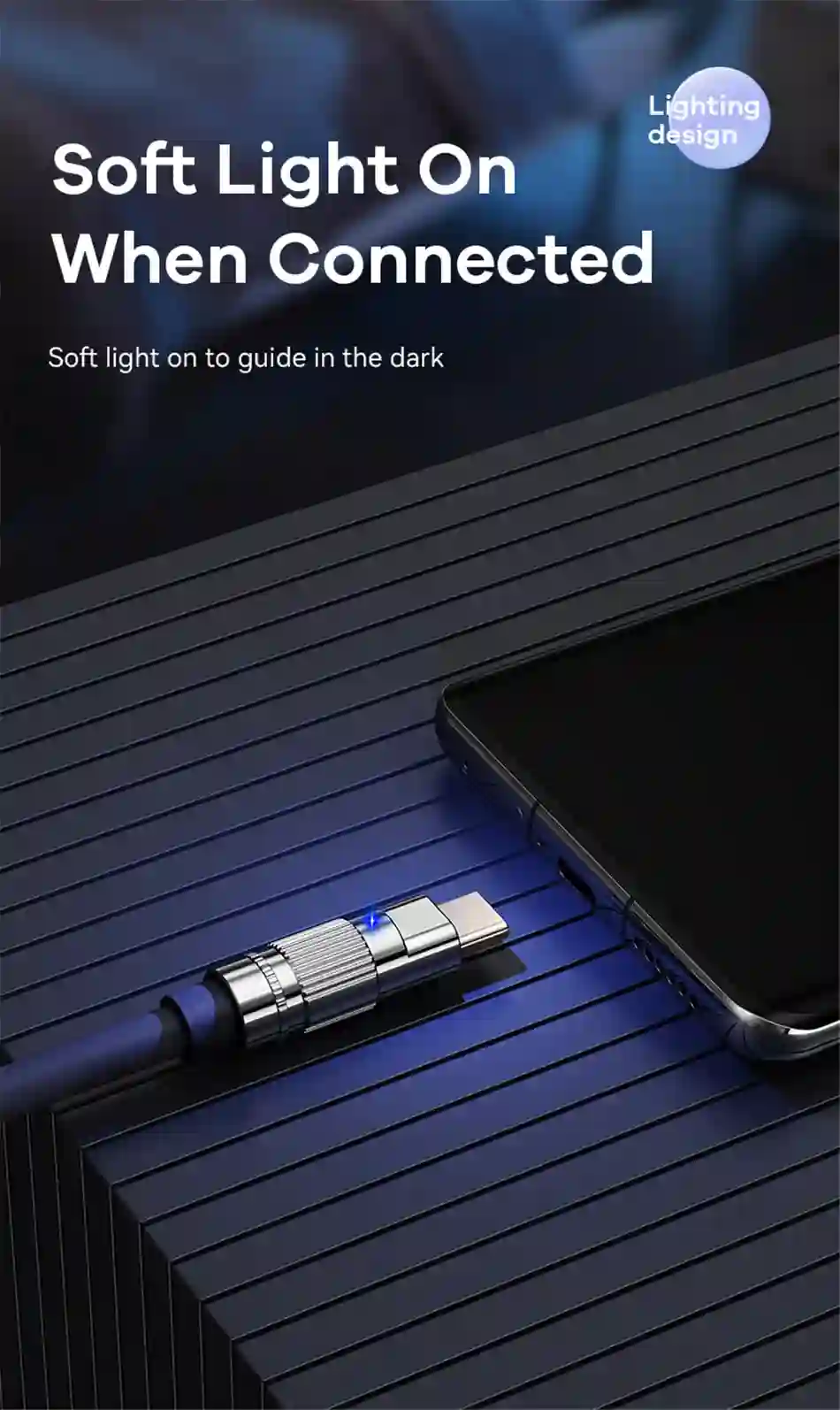 Remax 100W Zinc-alloy Elastic Data Cable with Indicator Light C-C Super Fast Charging Type-C to Type-C For Phones/Laptop/Tablets