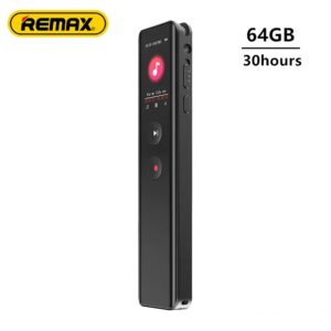 Диктофон Remax RP3 64GB Multimedia Digital Voice Recorder 64GB C 30hours MP3/WAV