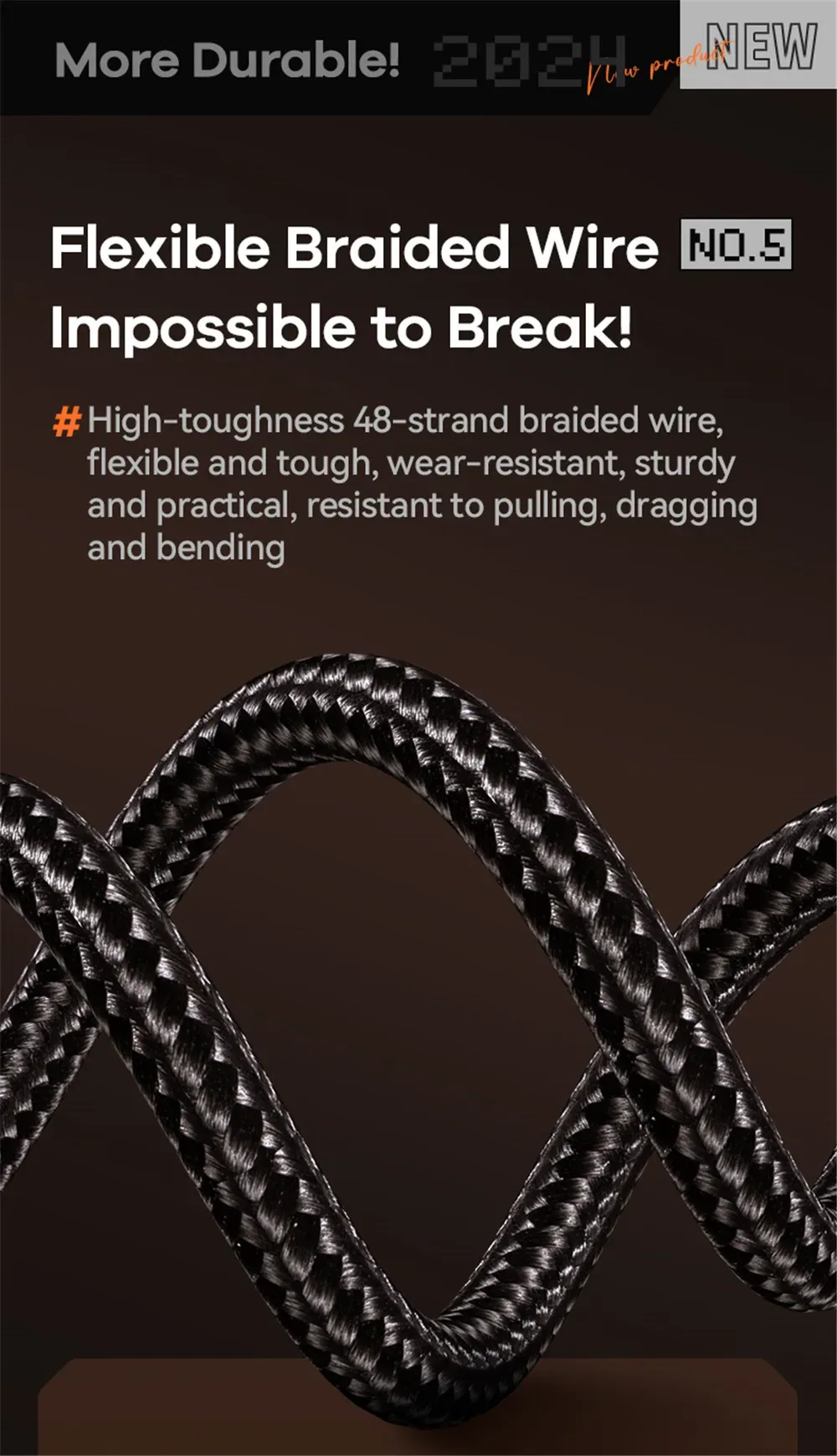 REMAX 60W Cyberpunk PD Fast Charging C-C Date USB Cable Type-C to Type-C Braided Cable For Phones/Laptop/Tablets
