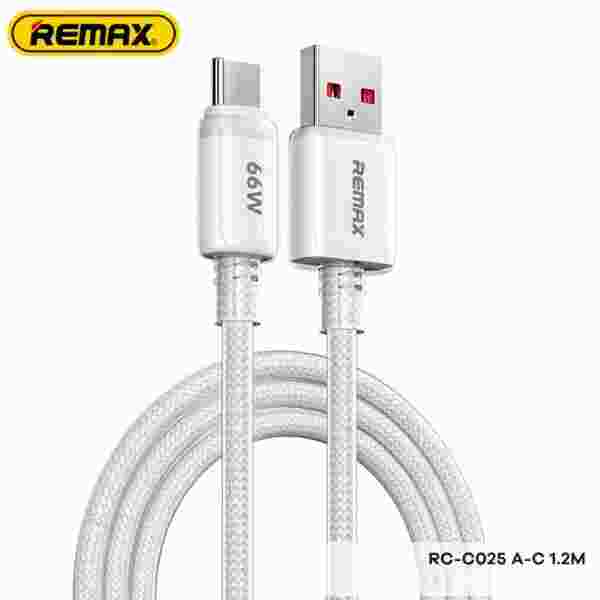 REMAX 66W Braided A-C Fast Charging Usb Cable USB-A to Type-C Date Cable 1.2M length — изображение 5