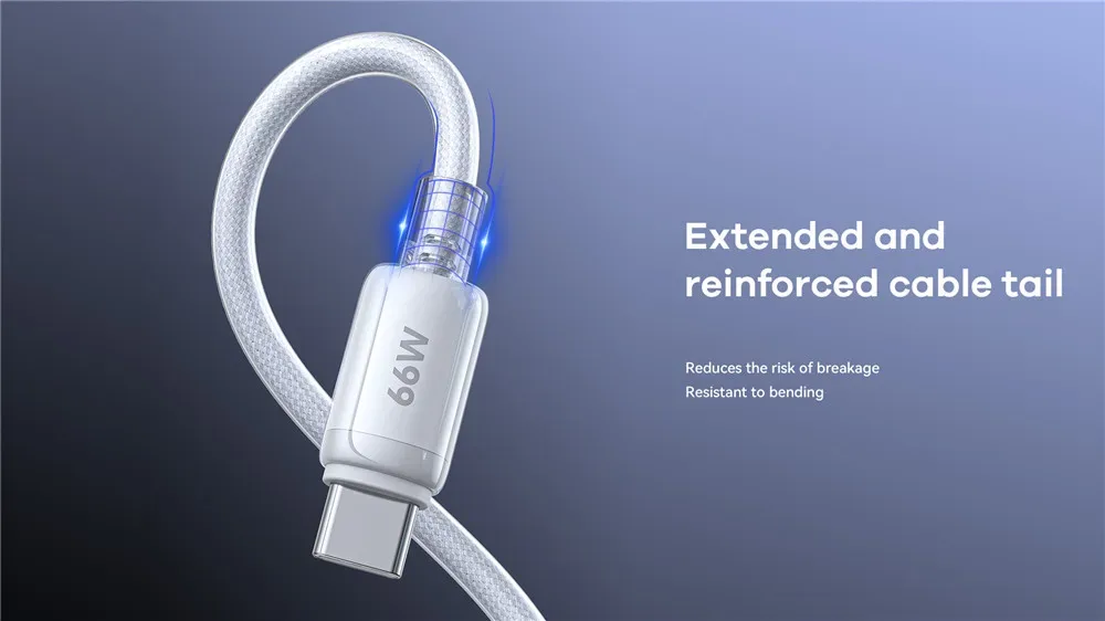 REMAX 66W Braided A-C Fast Charging Usb Cable USB-A to Type-C Date Cable 1.2M length