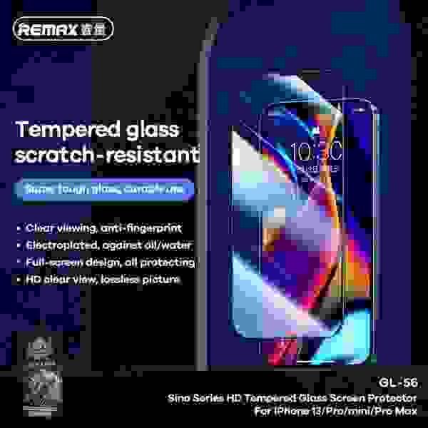 Remax Tempered Glass Full Screen Protector For iPhone 15 15Pro 14/13/12 Series 9H Hardness HD Vision — изображение 2