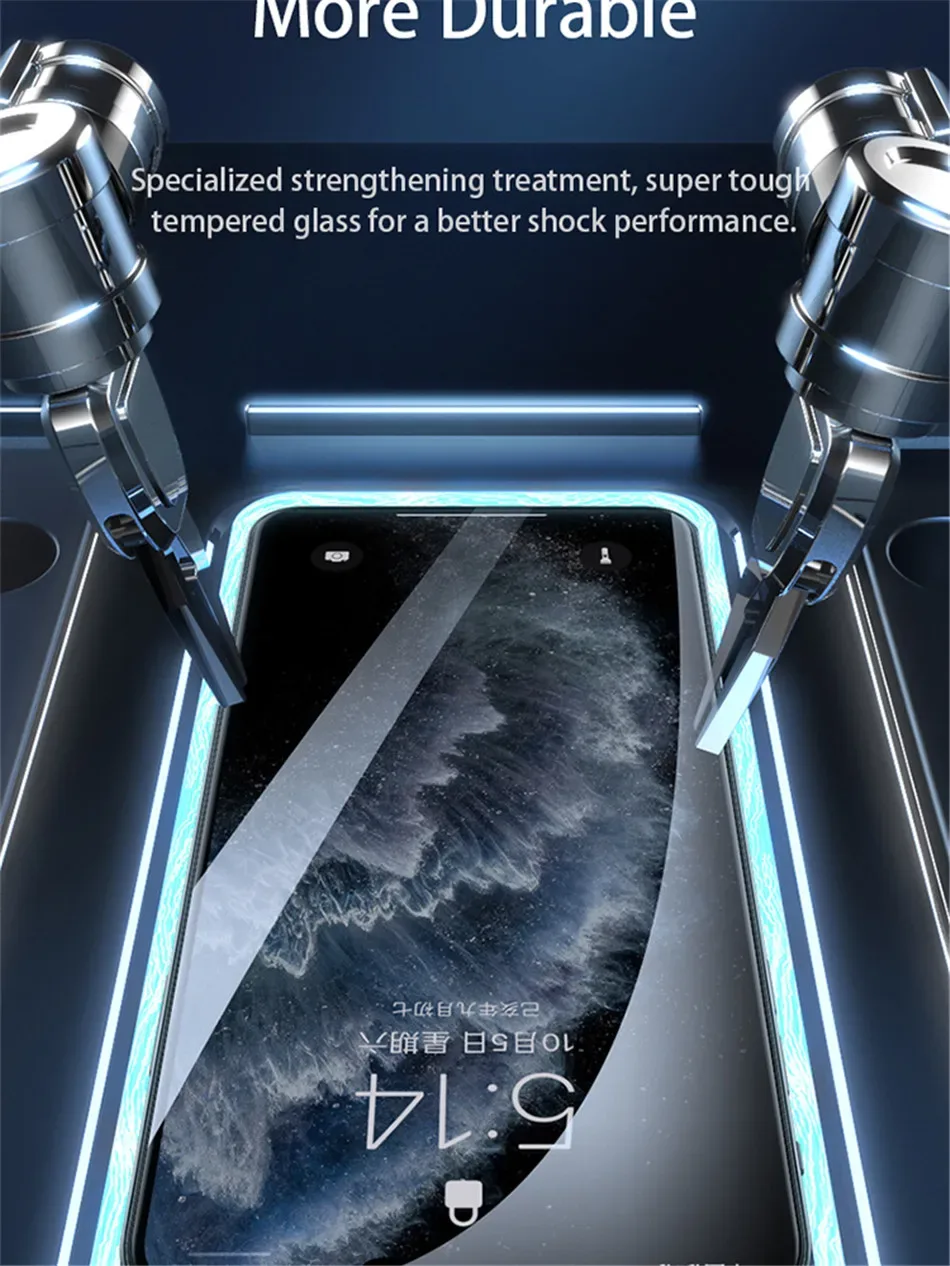 REMAX 3D HD Clear Tempered Glass For iPhone 16 16Plus 16Pro 16Pro Max Screen Protector