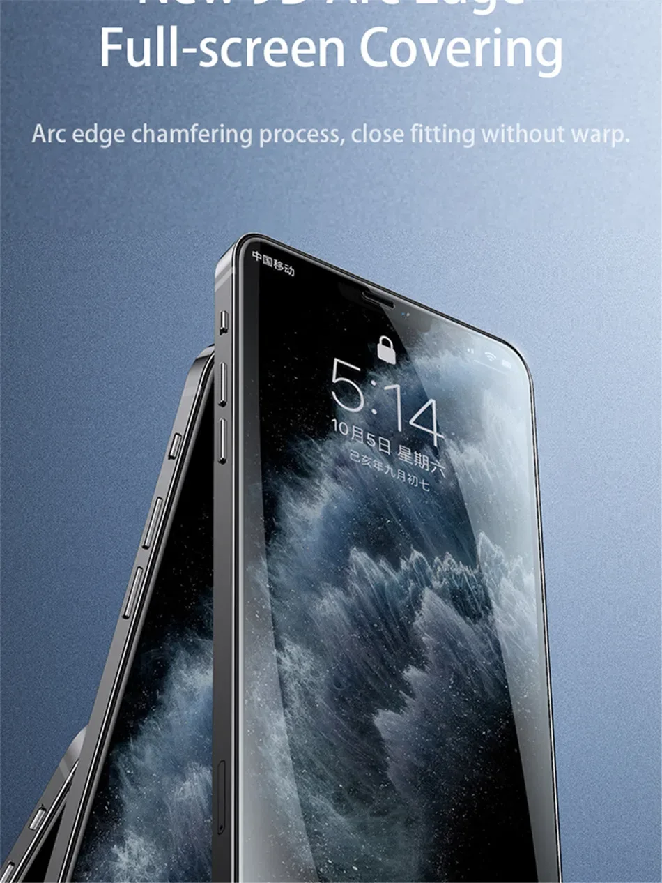 REMAX 3D HD Clear Tempered Glass For iPhone 16 16Plus 16Pro 16Pro Max Screen Protector