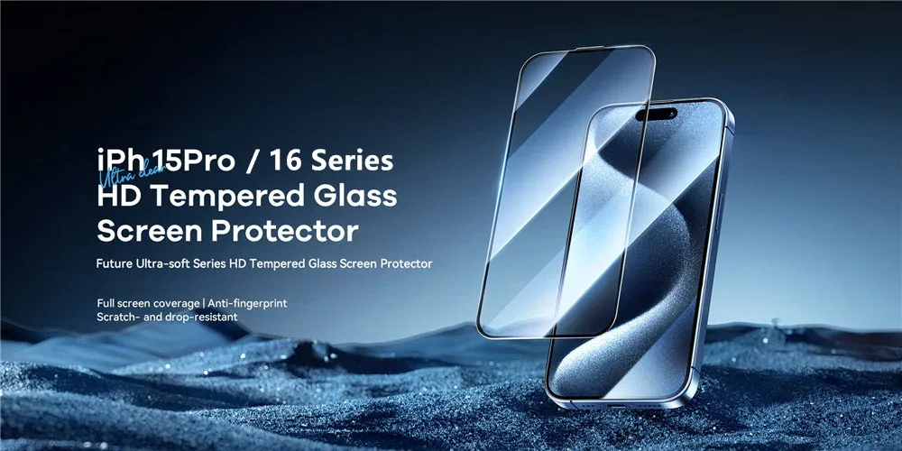 REMAX Future Ultra-soft HD Tempered Glass Screen Protector For iPhone 16 16Plus 16Pro 16Por Max For iPhone 15Pro 15Pro Max
