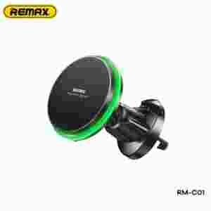 Магнитное автомобильное крепление-зарядка REMAX RM-C01 Magsafe 15W с беспроводной зарядкой