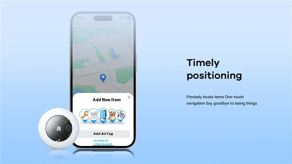 REMAX Smart GPS Global Position Tracking Finder Works For Apple Find My App Bluetooth Anti-Lost Tag Alarm Reminder For Pets