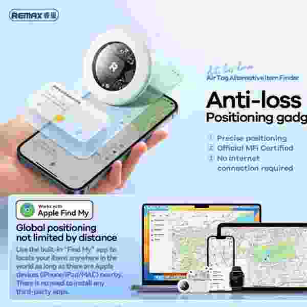 Трекер для поиска вещей Remax RT-02303 с GPS-позиционированием — изображение 2