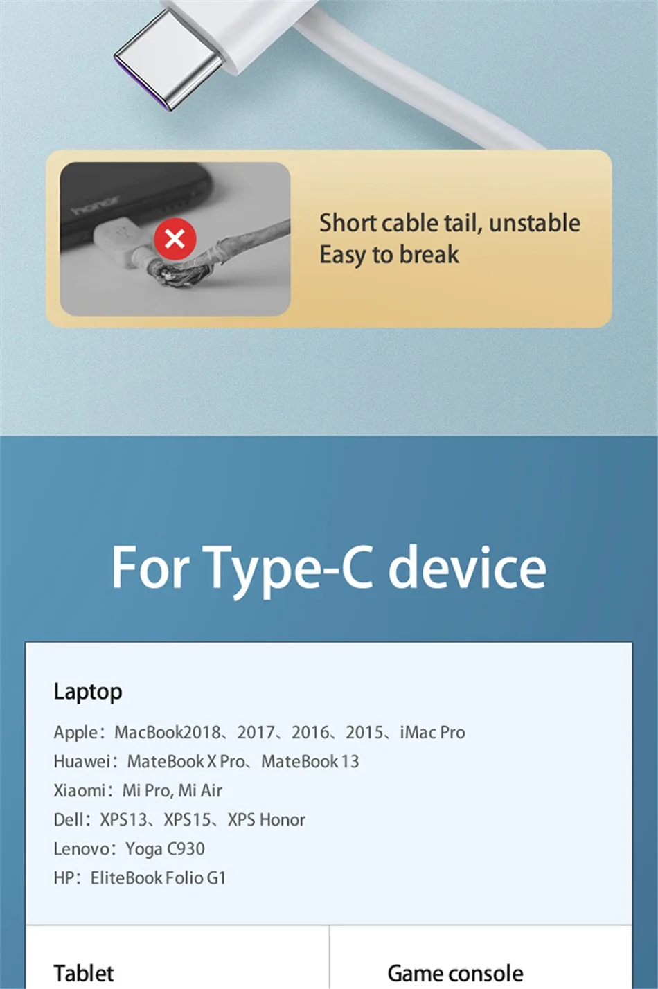 Remax 5A Fast Charging Data Cable Type-C Cable PD 22.5W Applicable to All USB Type-C Products High Speed Transmission 1M/2M