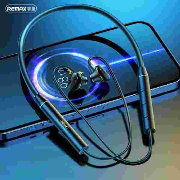 Remax Wireless Neckband Sport Earphone Bluetooth 5.3 Headphone With Mic For Call Music Sport — изображение 5