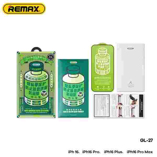 Защитное стекло Remax 3D Privacy GL-27 для iPhone 16 Series — изображение 6