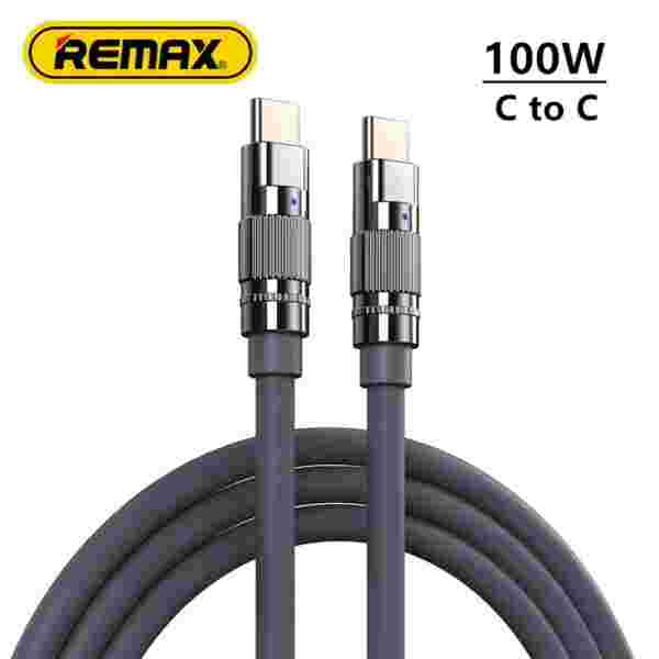 Кабель Remax Wefon Series 100W с индикатором, Type-C to Type-C