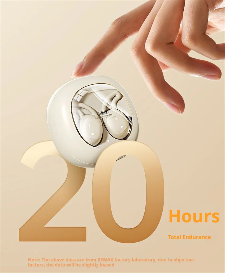 New REMAX Sleep True Wireless Earphone Noise Reduction TWS Earbuds With Mic For Music & Call Bluetooth 5.4 Soft Silicone