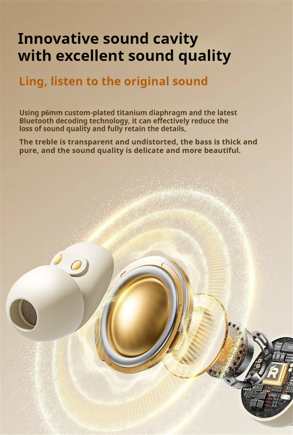 New REMAX Sleep True Wireless Earphone Noise Reduction TWS Earbuds With Mic For Music & Call Bluetooth 5.4 Soft Silicone