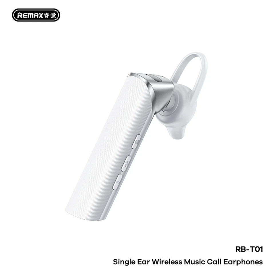 REMAX New Single Ear Wireless Earphone For Call & Music Bluetooth 5.4 Headphone With Mic RB-T01