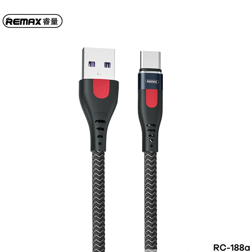 Remax cable100W Type C Fast Charging Braided Cable for iPhone 15 Charging Cable Data Transmission Cord for iPhone Xiaomi Samsung