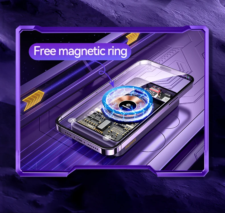 REMAX Magnetic Power Bank Wireless Charging Portable For iPhone 15 14 13 Xiaomi Samsung 20000mAh PowerBank 10000mAh Quick Charge