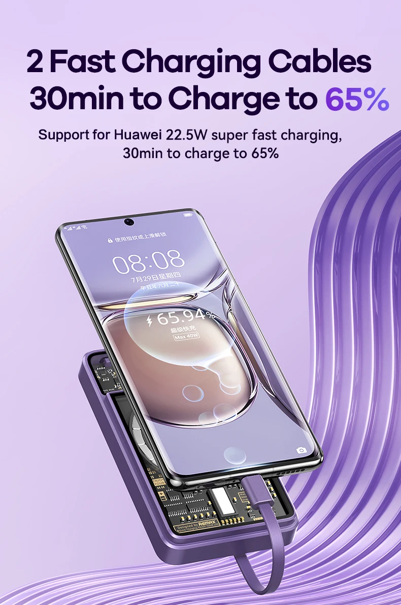REMAX Magnetic Power Bank Wireless Charging Portable For iPhone 15 14 13 Xiaomi Samsung 20000mAh PowerBank 10000mAh Quick Charge