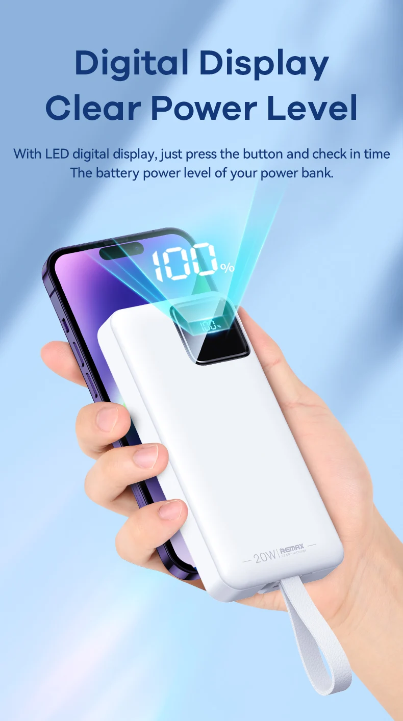 REMAX 45W 30000mAh Power Bank Fast Charging For iPhone 15 14 Samsung S23 Xiaomi Oneplus Magnetic Tape PowerBank Portable Charger