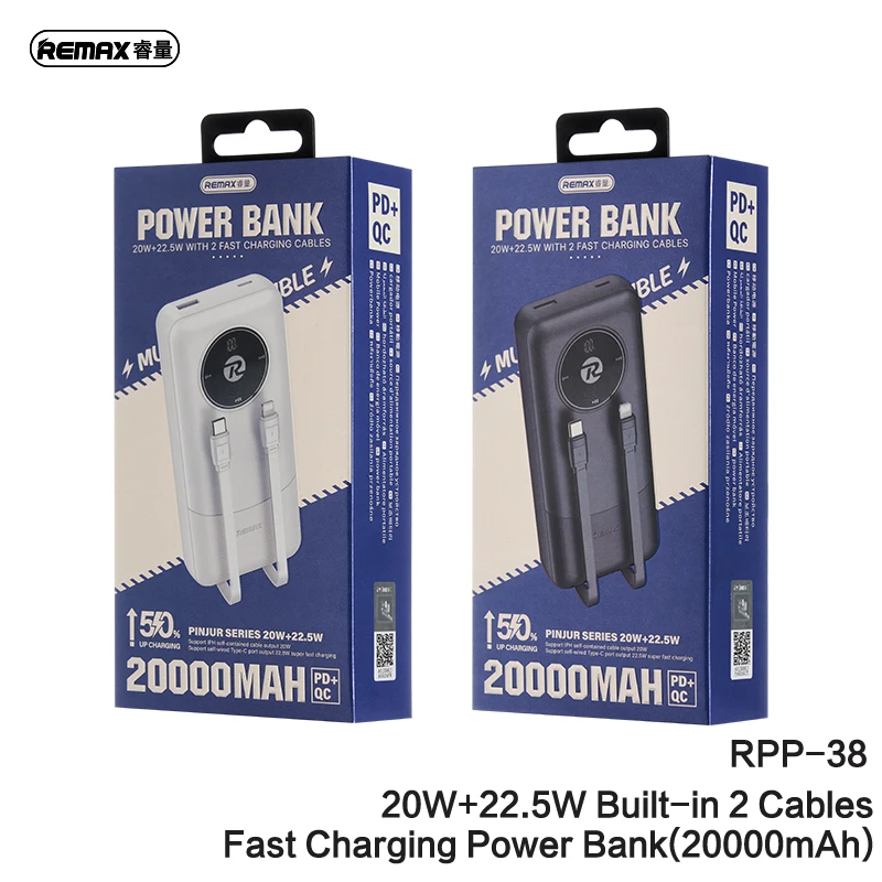 REMAX 45W 30000mAh Power Bank Fast Charging For iPhone 15 14 Samsung S23 Xiaomi Oneplus Magnetic Tape PowerBank Portable Charger
