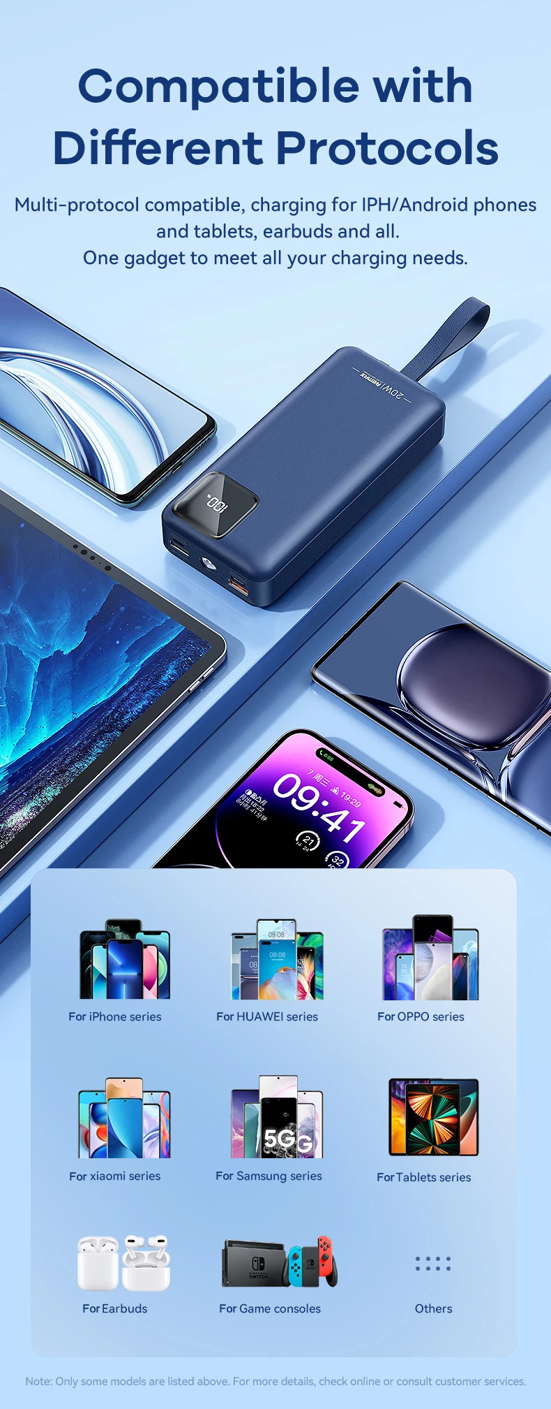 REMAX 45W 30000mAh Power Bank Fast Charging For iPhone 15 14 Samsung S23 Xiaomi Oneplus Magnetic Tape PowerBank Portable Charger