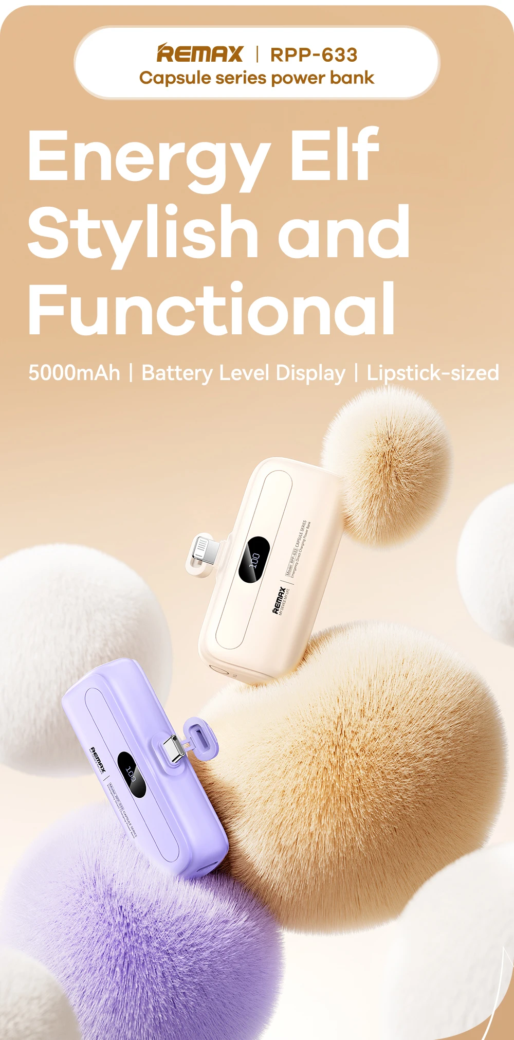 REMAX Power Bank Portable Charger For iPhone 16 Pro MAX 15 14 13 12 Mini 11 XS 8 Xiaomi Samsung Oneplus Pocket PowerBank 5000mAh