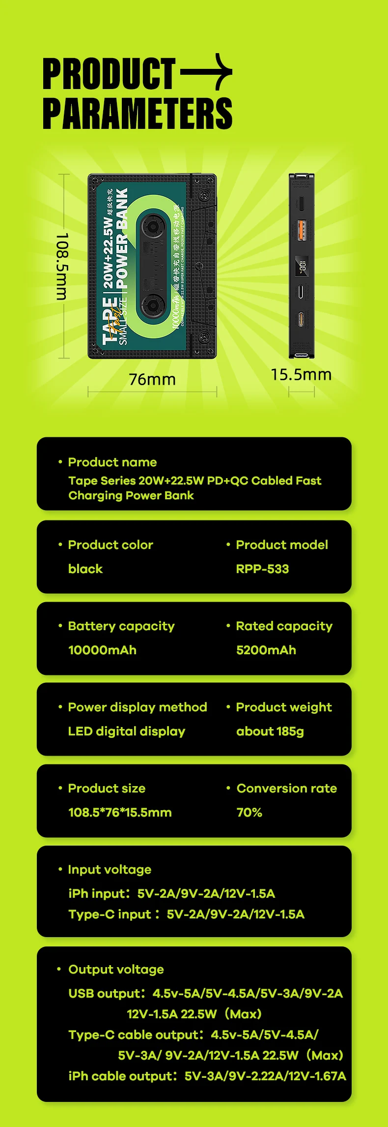 REMAX Power Bank Fast Charging For iPhone 15 14 Pro MAX 13 Samsung Xiaomi Oneplus Huawei vs Magnetic PowerBank Portable Charger
