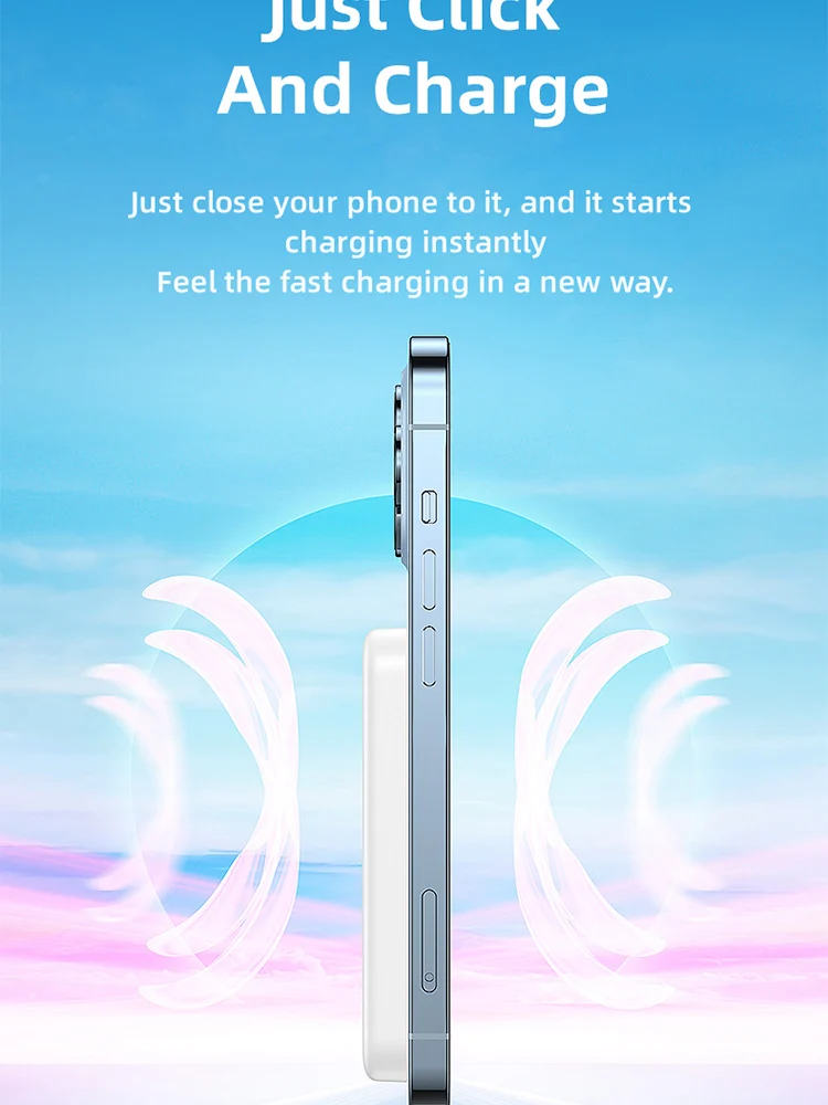 REMAX Magnetic Power Bank Wireless Charging For iPhone 16 Pro MAX 15 14 13 Xiaomi Earbuds Watch 10000mAh Mini PowerBank Portable