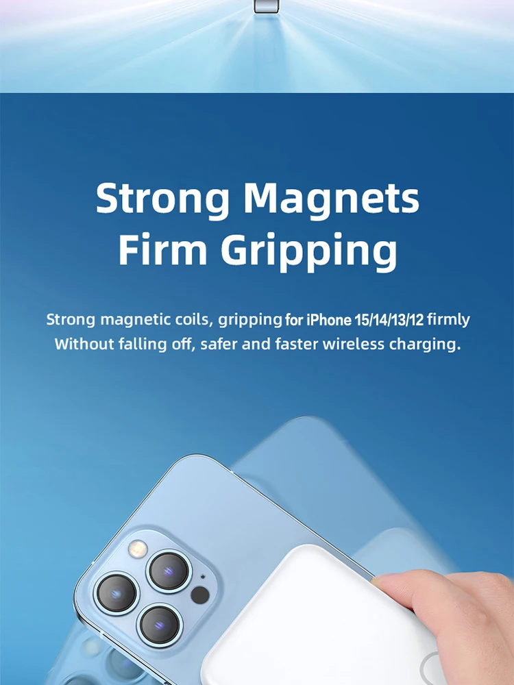 REMAX Magnetic Power Bank Wireless Charging For iPhone 16 Pro MAX 15 14 13 Xiaomi Earbuds Watch 10000mAh Mini PowerBank Portable