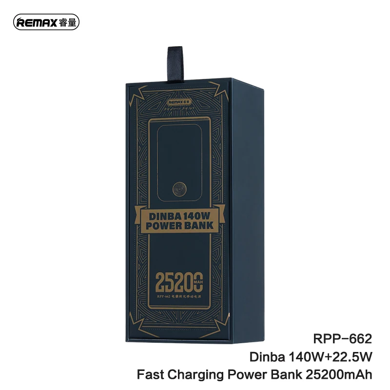 REMAX 140W 110W 100W High Power Bank Super Fast Charging For MacBook iPad Laptop Tablet iPhone 65W 35W 27W Notebook Powerbank