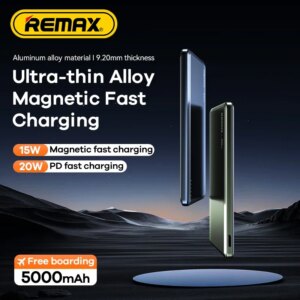 Внешний аккумулятор REMAX RPP-2 Vocard 20W с магнитной беспроводной зарядкой (5000mAh)