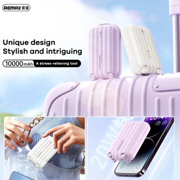 Внешний аккумулятор Remax FCP-130 Game Console 2-in-1 10000mAh с игровой консолью и дисплеем — изображение 5