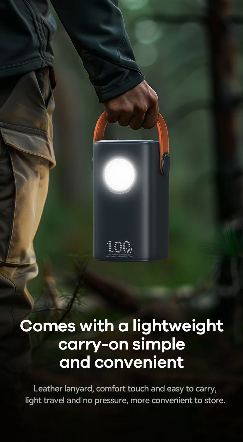 REMAX 100W 80000mAh 60000mAh Power Bank High Capacity For iPhone 15 14 X Tablet Outdoor PowerBank Fast Charging External Charger