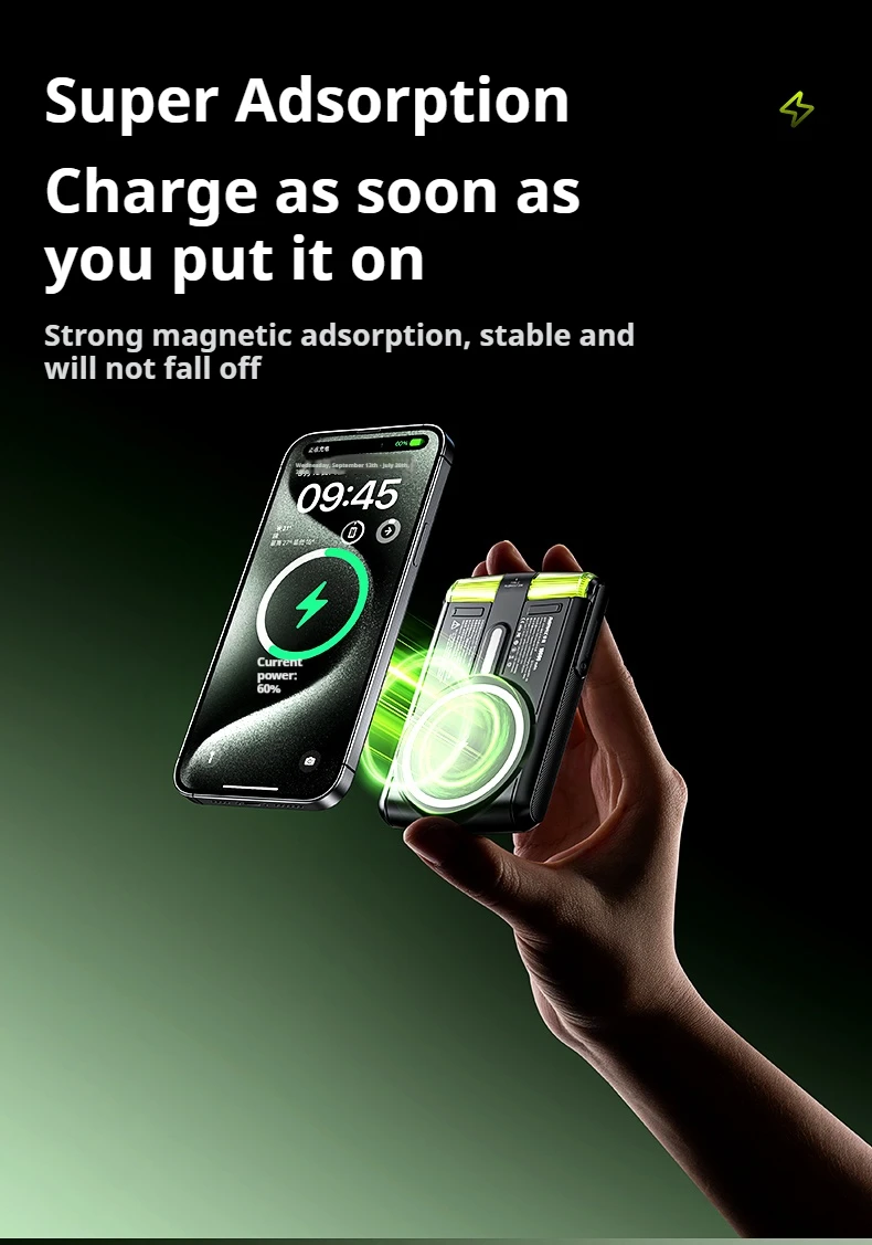 REMAX Magnetic Power Bank Wireless For iPhone 15 14 Pro MAX Xiaomi 13 Samsung S23 Huawei P60 Airpods Portable PowerBank 10000mAh
