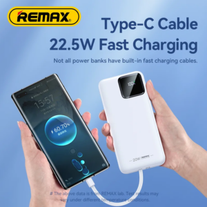 Внешний аккумулятор Remax RPP-500 10000 мАч со встроенными кабелями и быстрой зарядкой 22.5W