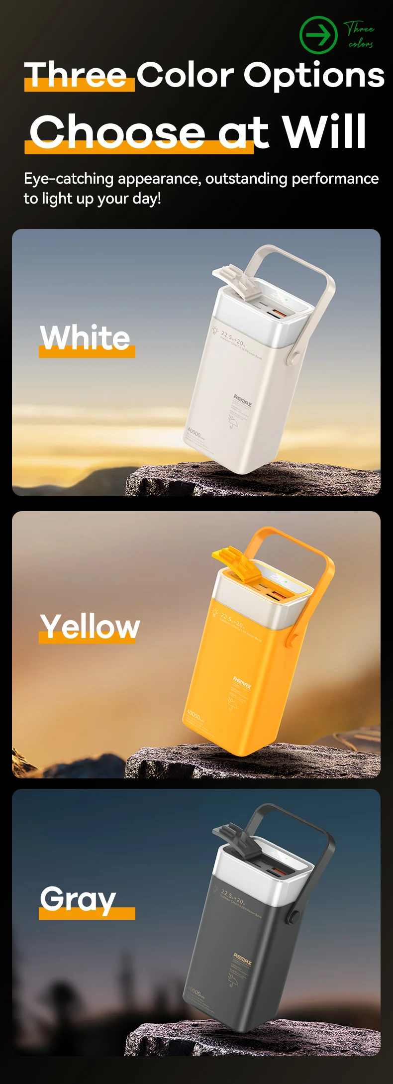 REMAX 100W 60000mAh High Capacity Power Bank Fast Charging For MacBook iPhone X iPad 80000mAh PowerBank Outdoor 40000mAh Camping