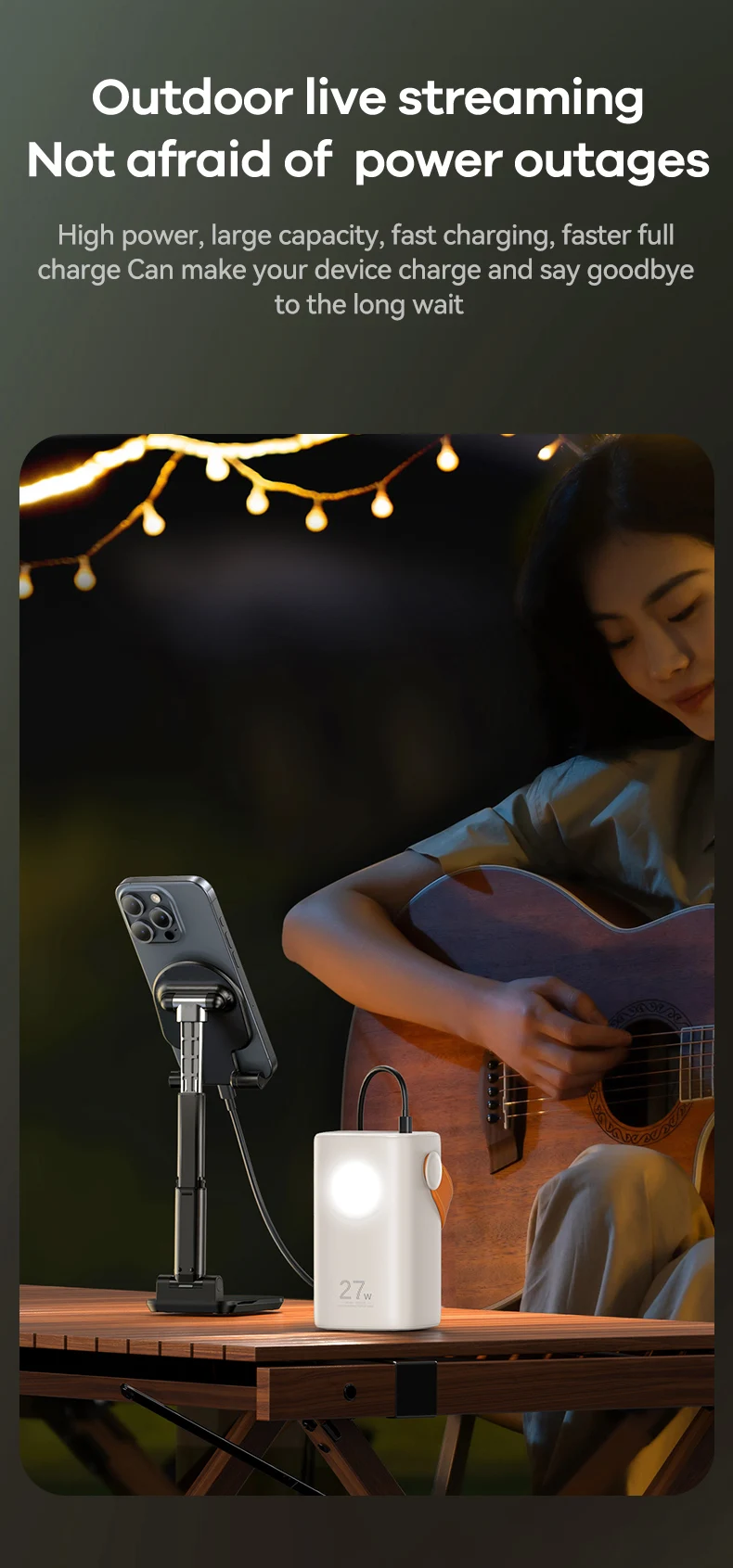REMAX 27W 80000mAh Power Bank Fast Charging For iPhone 15 Pro MAX 14 13 12 X iPad Xiaomi Samsung PowerBank Outdoor Power Station
