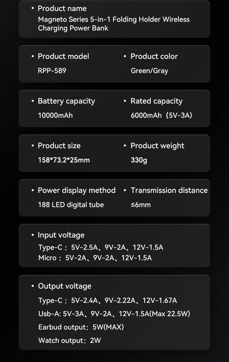 REMAX Wireless Power Bank Magnetic Charger Fast Charging For iPhone 15 14 Pro MAX 13 iPad Airpods Apple Watch 10000mAh PowerBank