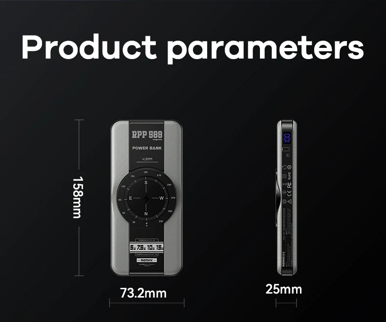 REMAX Wireless Power Bank Magnetic Charger Fast Charging For iPhone 15 14 Pro MAX 13 iPad Airpods Apple Watch 10000mAh PowerBank