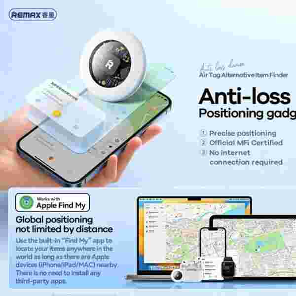 Трекер для поиска вещей Remax RT-02303 с GPS-позиционированием — изображение 2