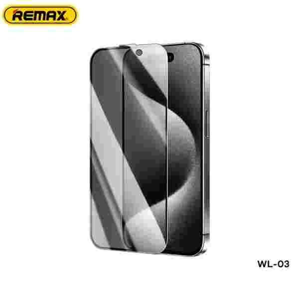 Защитное стекло REMAX Future Series Privacy для iPhone 15 Pro / iPhone 15 Pro Max (WL-03) — изображение 4